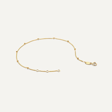 18 Karat Gold Stationed Essential Bracelets Set - 9