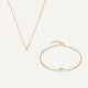 Bezel Set Zirkonia Bolletjes Set