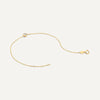14 Karaat Goud Solo Bezel Set Zirkonia Armband - 6