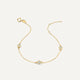 Satellite Bezel Set Cubic Zirconia Set