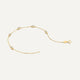 Stationed Bezel Set Zirkonia Armband