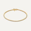 Oro de 14 Quilates con Diamantes Pulsera de Tenis con Diamantes (0.89 ct) - 1