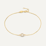 Pavé Zirkonia Open Halo Armband