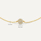 Pavé Cubic Zirconia Round Bracelet