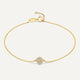 Pavé Cubic Zirconia Round Bracelet