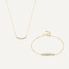 14 Karaat Goud Zirkonia Trail Set - 1