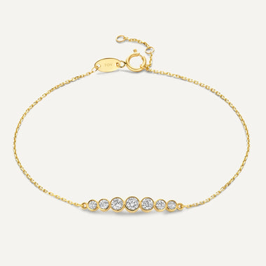 14 Karaat Goud Zirkonia Trail Set - 10