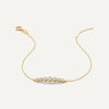 14 Karaat Goud Zirkonia Trail Armband - 10