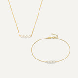 Threaded Pearl Set