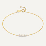 Geschakelde Parel Armband