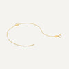 14 Karat Gold Heart Bracelet - 7