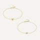 Set de pulseiras coração duo