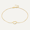 Open Heart Bracelet