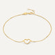 Open Heart Bracelet