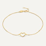 Open Heart Bracelet