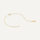 Pavé Cubic Zirconia Open Heart Bracelet