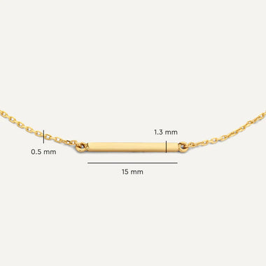 14 Karaat Goud Essential Bar Set - 10