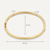 14 Karat Gold Essential Bangle Set - 6