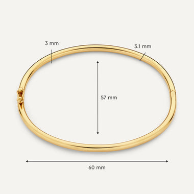 14 Karat Gold Essential Bangle Set - 6
