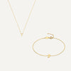 14 Karat Gold Essential Initiaal Letter Set - 29