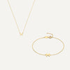Oro de 14 Quilates Essential Initial Letter Set - 1
