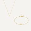14 Karat Gold Essential Initiaal Letter Set - 40