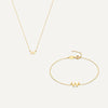 14 Karat Gold Essential Initiaal Letter Set - 42
