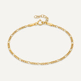 Dünnes Figaro Kettenarmband