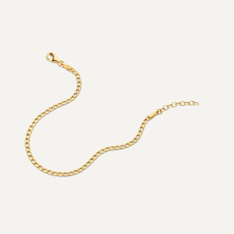 Slim Curb Chain Bracelet
