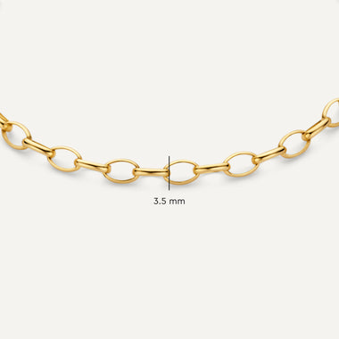 14 Karaat Goud Anker Set - 6