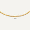 585er Gold Box Kettenarmband - 6