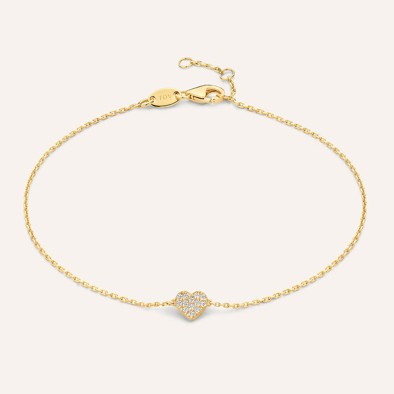 Set de pulseiras coração duo