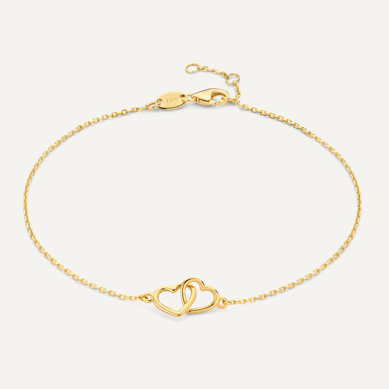 Linked Heart Bracelet