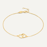 Linked Heart Bracelet