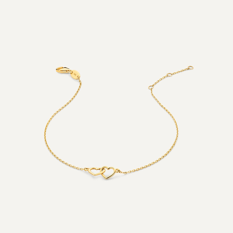 Linked Heart Bracelet