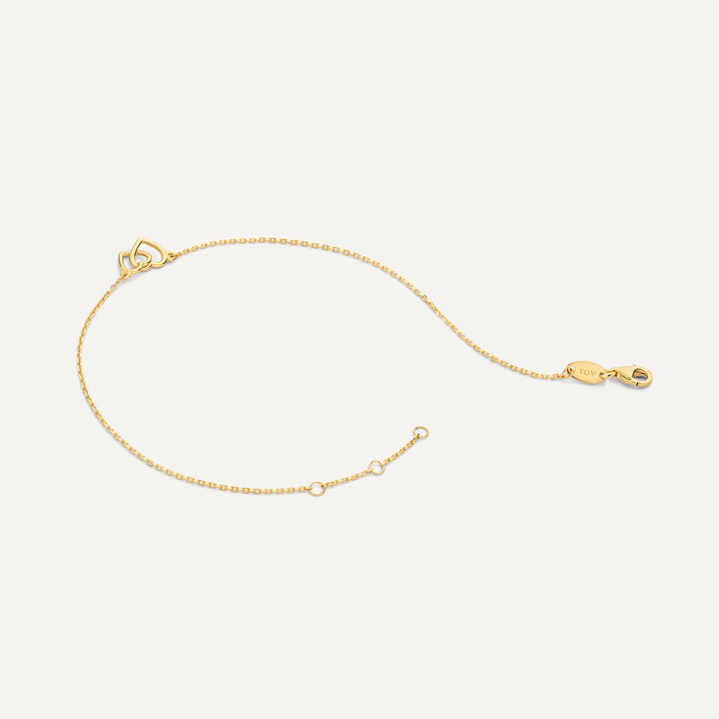 Linked Heart Bracelet