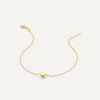 14 Karaat Goud Puffy Hart Armband - 5