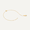 14 Karaat Goud Puffy Hart Armband - 7