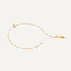 14 Karat Gold Puffy Heart Bracelet - 9