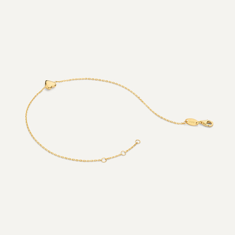 Puffy Heart Bracelet