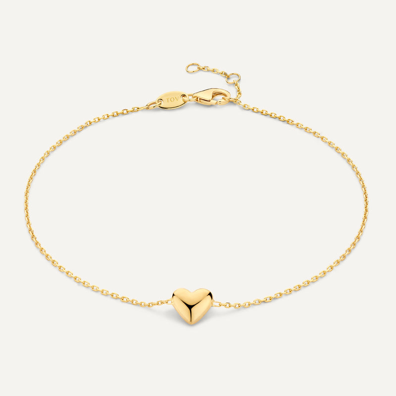 Puffy Heart Bracelet