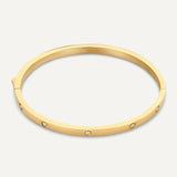 Bracelet Jonc Eternity Bezel Zircon