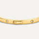 Bezel Set Zirkonia Eternity Bangle