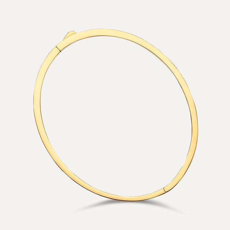 Bezel Set Zirkonia Eternity Bangle