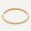 14 Karat Gold Twisted Bangle - 1