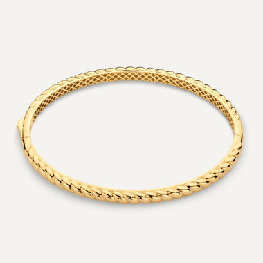 14 Karat Gold Twisted Bangle - 1