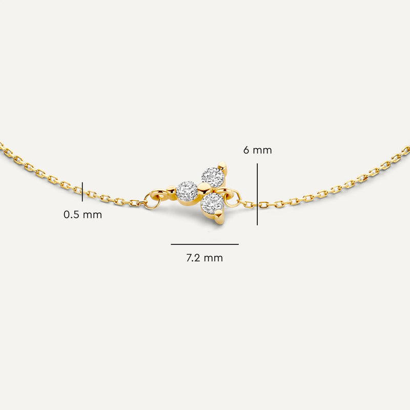 Zirkonia Lotus Armband