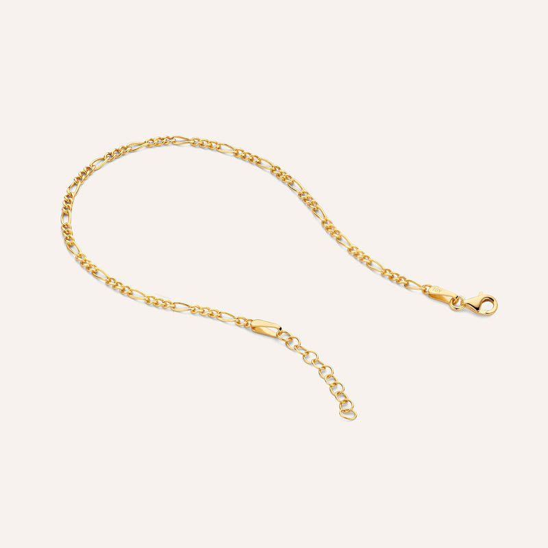 Bracelet Chaîne Fin Figaro