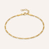 Dunne Figaro Schakelarmband
