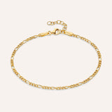 Bracelet Chaîne Fin Figaro